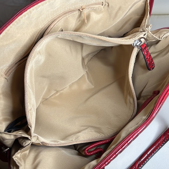 Giana Bernini Red satchel handbag - Picture 12 of 16